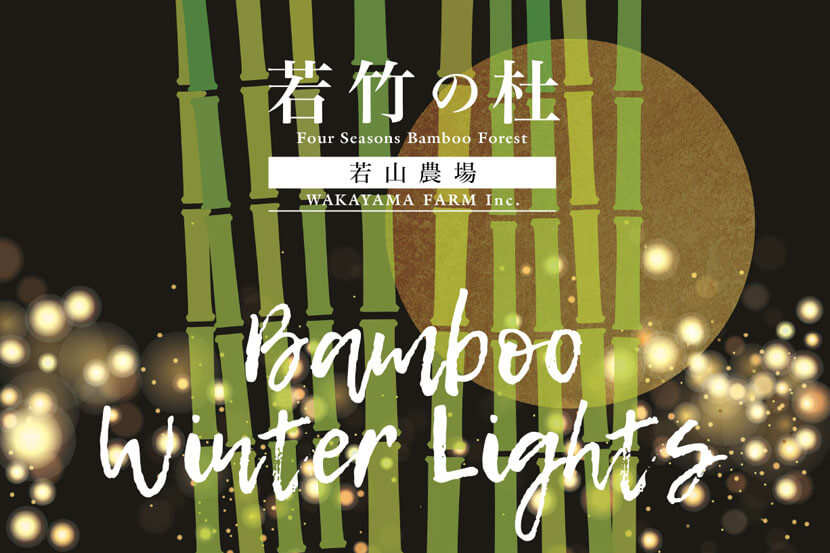 若竹の杜 若山農場「Bamboo Winter Lights」