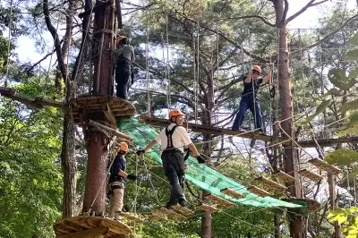 那須の森で大冒険！「NOZARU（那須の森の空中アスレチック）」を体験しました！